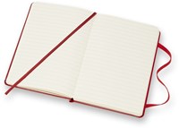 Moleskine Notitieboek Pocket 90x140mm Lijn Rood Hard Cover-3