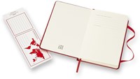 Moleskine Notitieboek Pocket 90x140mm Lijn Rood Hard Cover-2