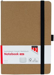 Notitieboek A5 gelinieerd kraftkleur Quantore Notitieboek