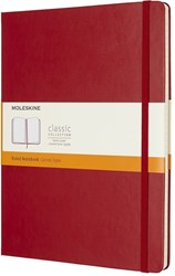 Moleskine Notitieboek XL Lijn Scarlet Red Hard Cover