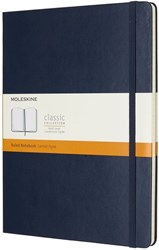 Moleskine Notitieboek XL 190x250mm Gelijnd Sapphire Blue