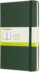 Notitieboek Moleskine Large Blanco Hard Cover Myrtle Green