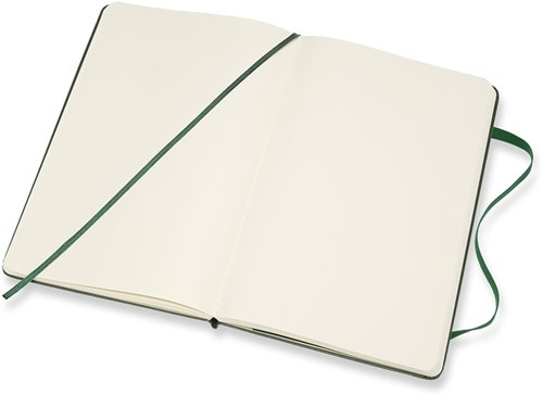 Notitieboek Moleskine Large Blanco Hard Cover Myrtle Green-3