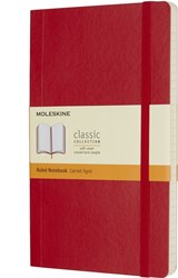 Moleskine Notitieboek Large Lijn Soft Cover Scarlet Red