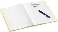 Notitieboek A5 gelinieerd Geel Leitz WOW 160blz 90gr-2