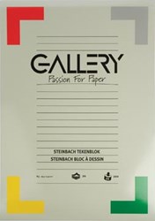 Gallery tekenblok 200 g/m², Steinbach gekorreld 20 blad 29,7 x 42 cm A3