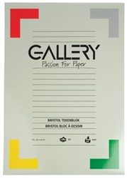 Gallery tekenblok 200 g/m², Bristol 20 blad 29,7 x 42 cm A3