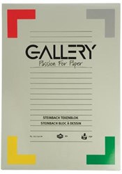 Gallery tekenblok 250 g/m², Steinbach gekorreld 20 blad 29,7 x 42 cm A3