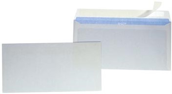 Envelop 114 x 229 mm zonder venster met plakstrip pak van 50 stuks-2