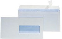 Enveloppen met venster rechts Gallery 114 x 229 mm pak van 50 stuks wit-2