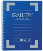 Notitieboek A5 Gelinieerd Traditional Kleuren Gallery Spiraalschrift Verpakkingseenheid-1