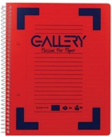 Notitieboek A5 Gelinieerd Traditional Kleuren Gallery Spiraalschrift Verpakkingseenheid-2