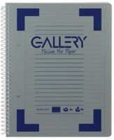 Notitieboek A5 Gelinieerd Traditional Kleuren Gallery Spiraalschrift Verpakkingseenheid