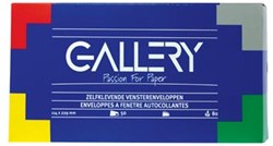 Envelop 114 x 229 mm venster rechts met plakstrip doos van 50 stuks