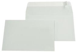 C6 Envelop 114 x 162 mm zonder venster met plakstrip doos van 500 stuks
