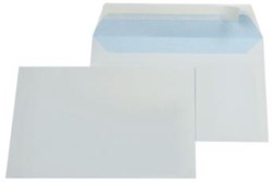 C6 Envelop zonder venster Gallery 114 x 162 mm met plakstrip doos van 500 stuks wit