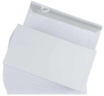 Envelop 110 x 220 mm zonder venster met plakstrip doos van 500 stuks