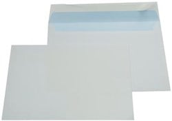 C5 Envelop 162 x 229 mm zonder venster met plakstrip doos van 500 stuks
