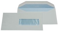 envelop 114 x 229 mm met venster rechts doos van 500 stuks