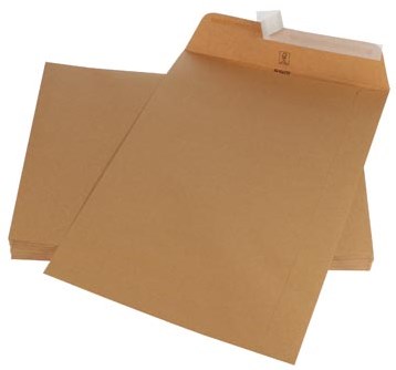 Gallery Bruine kraft zak-enveloppen 250 x 350 mm strip