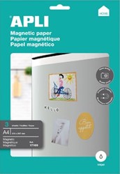 Magnetisch papier A4 pak van 3 vellen Apli