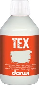 Darwi textielverf Tex, 250 ml, wit