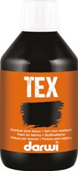 Darwi textielverf Tex, 250 ml, zwart