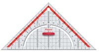 Grote geodriehoek 26 cm met handvat Maped Technic