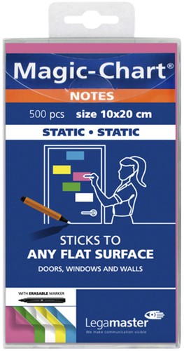 Magic-chart notes Legamaster 10x20 cm assorti-2