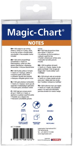 Magic-chart notes Legamaster 10x20 cm assorti-3