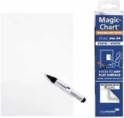 Magic-chart notes Legamaster whiteboard 20x30 cm wit