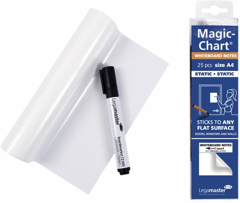 Magic-chart notes Legamaster whiteboard 20x30 cm wit-3