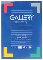 A4 schrijfblok gelinieerd 100 vel kopgelijmd Gallery 