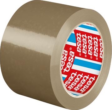 Tesa verpakkingstape premium 75 mm x 66 m PVC Havana