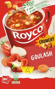 Royco Minute Soup goulash met rund pak van 20 zakjes-2