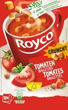 Royco Minute Soup tomaat met balletjes pak van 20 zakjes-2