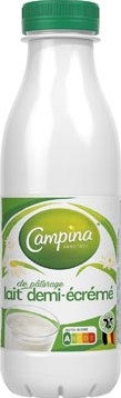 Campina halfvolle melk 0,5 liter pak van 6 flessen