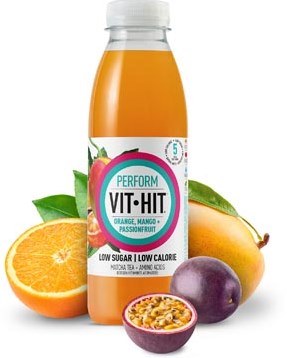 Vit Hit vitaminedrank Perform, flesje van 50 cl, pak van 12 stuks