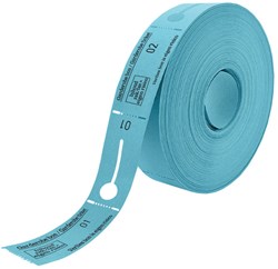 Garderobebonnen Combicraft nummering 2x 1 t/m 500 blauw