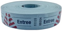 Entreebewijs Combicraft nummering 1-1000 blauw