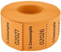Consumptiebon Combicraft 1/2 consumptie 500 stuks oranje-3
