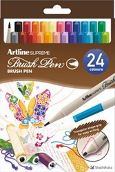 Artline Supreme brushpen assorti set van 24 stuks