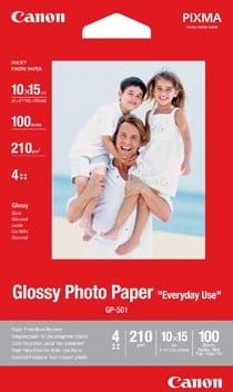 Canon Fotopapier 10x15cm 170g/m² GP-501 (100) sheet white GP501 200gr glossy