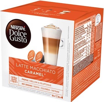 Nescafé Dolce Gusto koffiecapsules Latte Macchiato Caramel pak van 16 stuks-2
