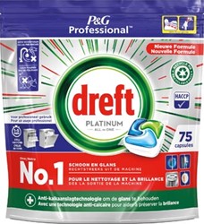 Dreft vaatwasmiddel Platinum Regular 75 capsules