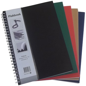 Plakboek Papyrus 330x230mm 40vel assorti