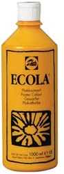 Talens Plakkaatverf Ecola flacon van 1.000 ml geel