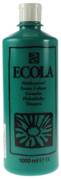 Talens Plakkaatverf Ecola flacon van 1.000 ml donkergroen