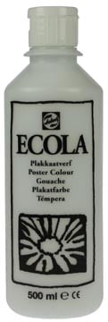 Talens Plakkaatverf Ecola flacon van 500 ml wit