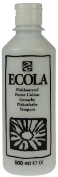 Talens Plakkaatverf Ecola flacon van 500 ml wit